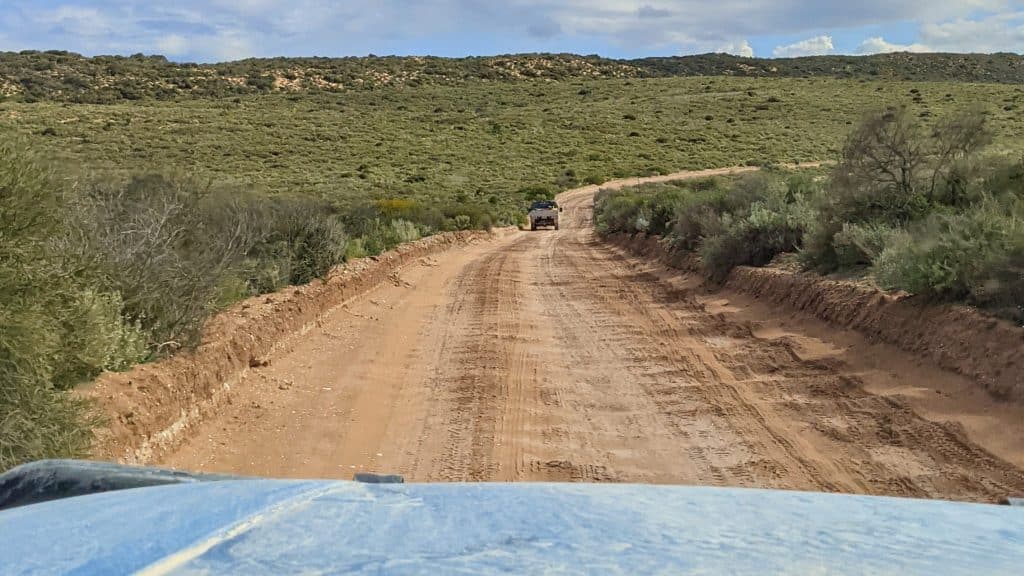 When driving on Dirk Hartog Island Elvin Pal found fuel was three times the price. Costly, given how thirsty those corrugated roads are seen over the bonnet here.