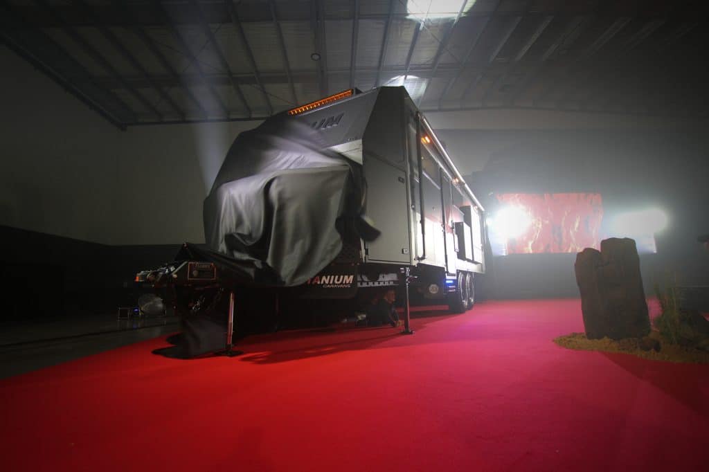 Titanium Caravans' new WS1 model with its new body shape
